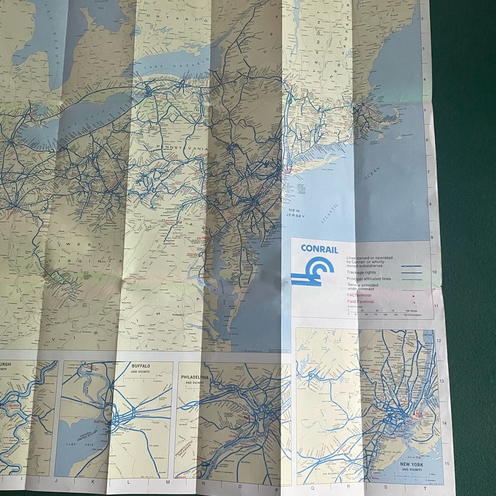 Conrail System Map - Picture 4 of 9